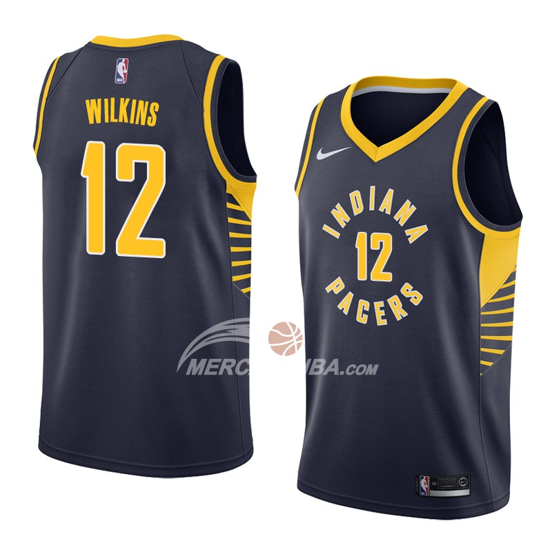 Maglia Indiana Pacers Damien Wilkins Icon 2018 Blu